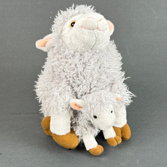 kohl's cares Other - Kohl's Cares Sheep and Lamb Plush Toy, Gray White Stuffed Animal Mother and Baby
